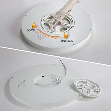 TALOYA 12 Inch LED Ceiling Light with 3 Color Temperatures