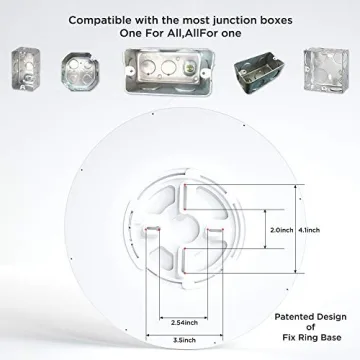 TALOYA 12 Inch LED Ceiling Light with 3 Color Temperatures