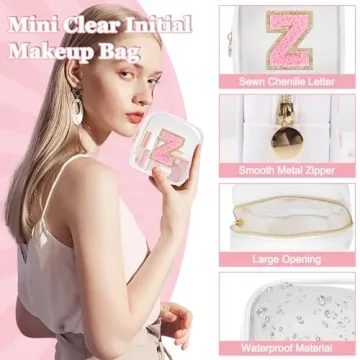 Stylish Clear Patch Beach Bag for Summer Fun