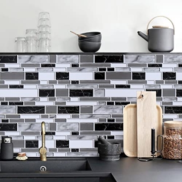 Livebor Peel and Stick Backsplash Wallpaper Kitchen Backsplash Wallpaper 11.8inch x118.1inch Kitchen...