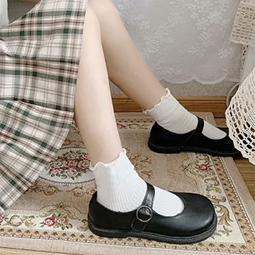 Mcool Mary Women's Ruffle Ankle Socks 6 Pack for Style