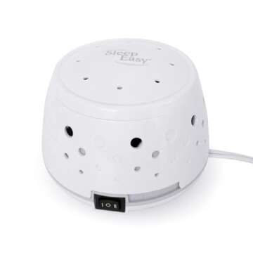 White Noise Sound Machine - Real Fan Sleep Aid, Noise Cancelling for Office Privacy, Home, Baby & Ad...