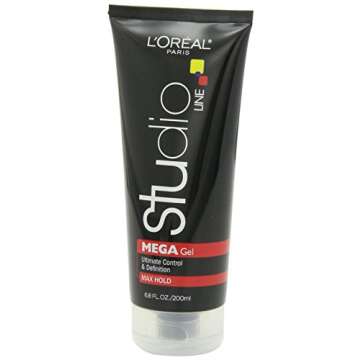 L'Oreal Paris Studio Line Mega Hair Gel, 6.8 Ounce (Pack of 3)