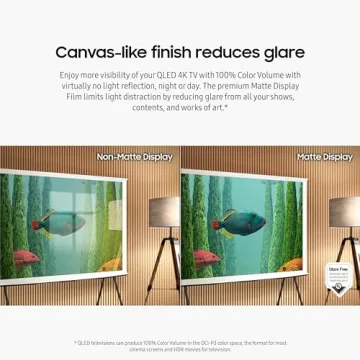 SAMSUNG 55-Inch QLED 4K The Serif Smart TV with Unique Design