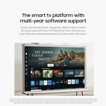 SAMSUNG 55-Inch QLED 4K The Serif Smart TV with Unique Design