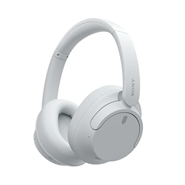 Sony WH-CH720NW Noise Canceling Wireless Bluetooth Headphones - 35 Hours Battery Life - Matte White