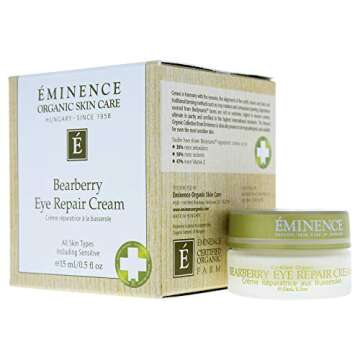 Eminence Organic Skincare Bearberry Eye Repair Cream, 0.5 Fl Oz
