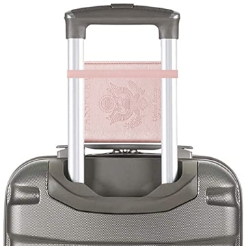 HOTCOOL RFID Passport Vaccine Card Holder with Pen Rose Gold