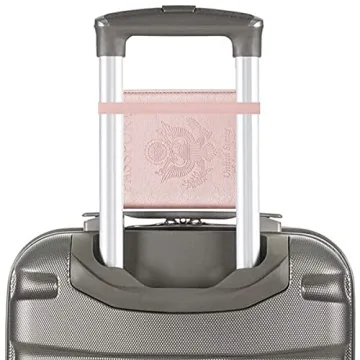 HOTCOOL RFID Passport Vaccine Card Holder with Pen Rose Gold