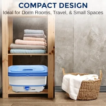 Lightweight Portable Mini Washing Machine for Travel and Camping