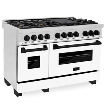 ZLINE 48" Dual Fuel Range with 7 Burner Cooktop