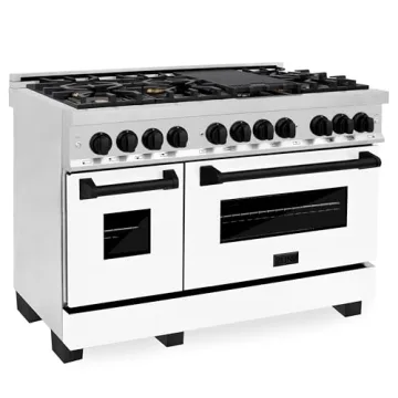 ZLINE 48" Dual Fuel Range with 7 Burner Cooktop