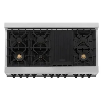 ZLINE 48" Dual Fuel Range with 7 Burner Cooktop
