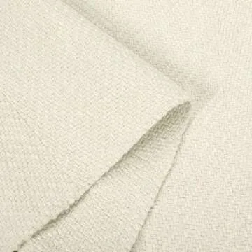 LEEVAN Cotton Runner Rug, 2'x6', White, Reversible, Washable, Bohemian Kitchen Hallway Bathroom Modern Entryway