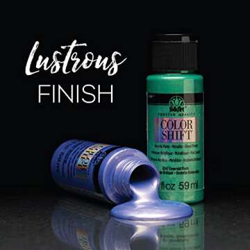 FolkArt , Multi-Surface 4 Bottle Acrylic Paint Set, 2oz, Color Shift Colors, 8 Fl Oz (Pack of 1)