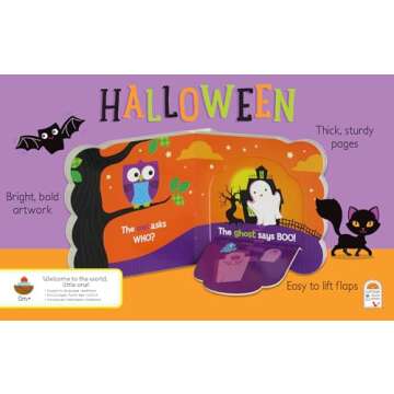 Babies Love Halloween: A Lift-a-Flap Board Book for Babies and Toddlers