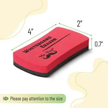 Mr. Pen- Magnetic Dry Erase Erasers, 8 Pack, Assorted Colors, Whiteboard Eraser, Dry Eraser, White Board Erasers Dry Erase, Dry Erase Board Eraser, Magnetic Whiteboard Eraser, Magnetic Dry Eraser