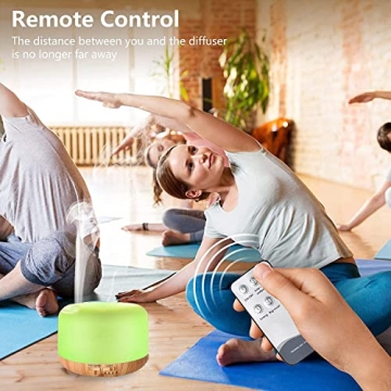 Oil Diffuser Humidifier with Remote Control and Lights