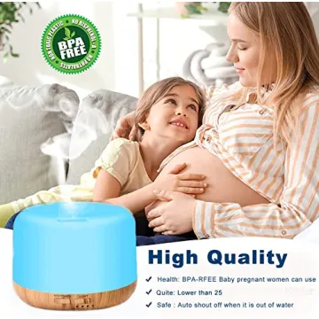 Oil Diffuser Humidifier with Remote Control and Lights