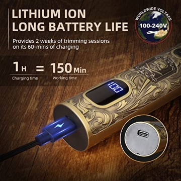 Ufree Beard Trimmer: 7-in-1 Grooming Kit for Men