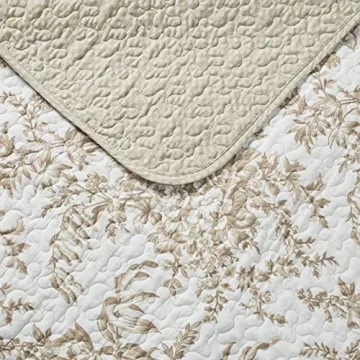 Laura Ashley Queen Quilt Set - Cozy Reversible Bedding