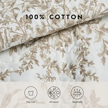 Laura Ashley Queen Quilt Set - Cozy Reversible Bedding