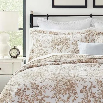 Laura Ashley Queen Quilt Set - Cozy Reversible Bedding