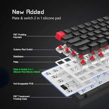 Womier 60% Mechanical RGB Keyboard with Customizable Features