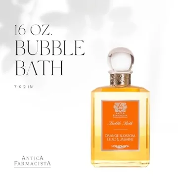 Antica Farmacista Orange Blossom Lilac Jasmine Bubble Bath 15.8 Fl Oz