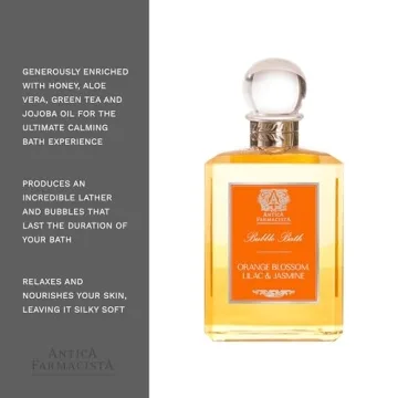 Antica Farmacista Orange Blossom Lilac Jasmine Bubble Bath 15.8 Fl Oz