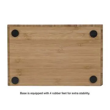 MobileVision Bamboo Makeup Organizer - Eco-Friendly & Stylish