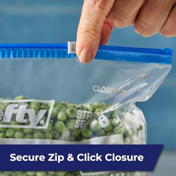 Hefty Slider Freezer Storage Bags - 56 Gallon Size