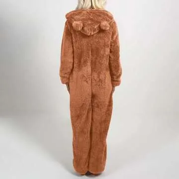 Fuzzy Sherpa Jumpsuit Pajamas for Cozy Winter Nights
