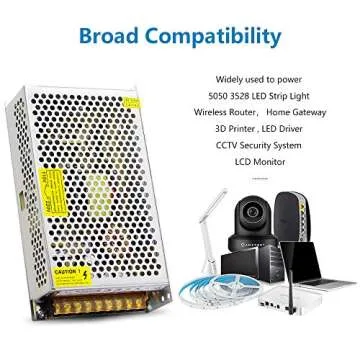 SHNITPWR 24V Power Supply 10A 240W AC DC Adapter, DC 24 Volt 10 Amp Switching Power Converter Transformer LED Driver 110V / 220V AC in for LED Light Strip 3D Printer CCTV Security System LCD Monitor