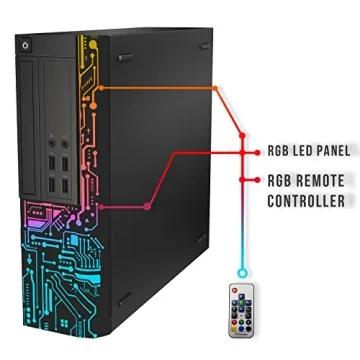 TechMagnet i7 Gaming Desktop with Dual Monitor and RGB Kit