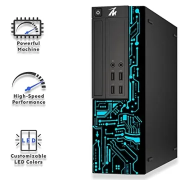 TechMagnet i7 Gaming Desktop with Dual Monitor and RGB Kit
