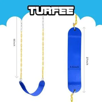 TURFEE 2 Pack Swing Set for Outdoor Fun