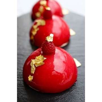 23 Karat Edible Gold Loose Leaf (Pack of 25 leaves) 3-3/8"x3-3/8" / 85mmx85mm