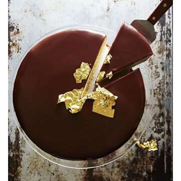 23 Karat Edible Gold Loose Leaf (Pack of 25 leaves) 3-3/8"x3-3/8" / 85mmx85mm