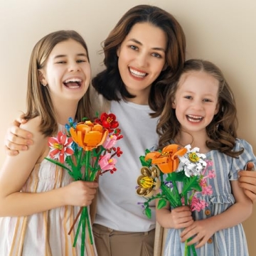 2024 Advent Calendar with 2455PCS Flower Blocks Set