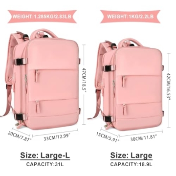 Waterproof Anti-Theft USB Travel Backpack by Coowoz