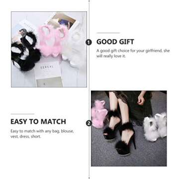 Stylish Fluffy Platform Heels for Women - Perfect for Any Occasion