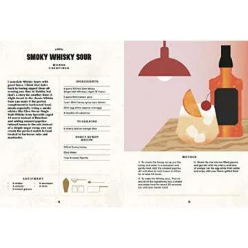 Home Bar Cocktail Book with Easy Recipes and Snacks