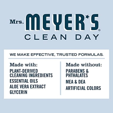 MRS. MEYER'S CLEAN DAY Liquid Dish Soap, Biodegradable Formula, Limited Edition Snowdrop, 16 Fl. Oz - Pack of 3