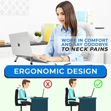 Triyards Laptop Riser – Portable & Foldable Stand