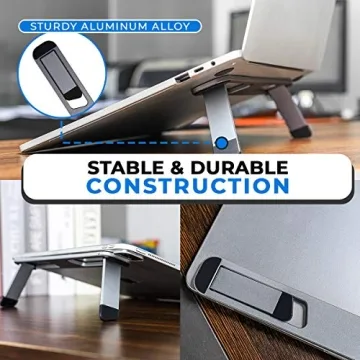 Triyards Laptop Riser – Portable & Foldable Stand