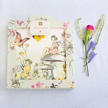 Truly Fairy Paper Napkins (20 Pack) for Parties and Showers