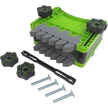 BOW Products FeatherDUO FP3 - Featherboard for Table Saws, Router Tables and Band Saws - Stackable F...