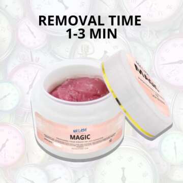 MA LASH Magic Lash Extension Remover - 15g Cream Remover - Gentle and Quick Lash Glue Remover for Se...