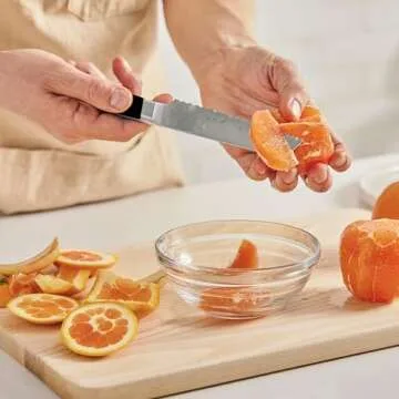 Misen Serrated Bread Knife - Effortless Slicing & Durability